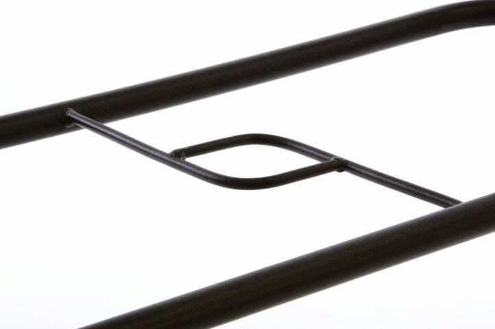 VCM Gartentisch braun Metall B/H/L: ca. 60x72x110 cm