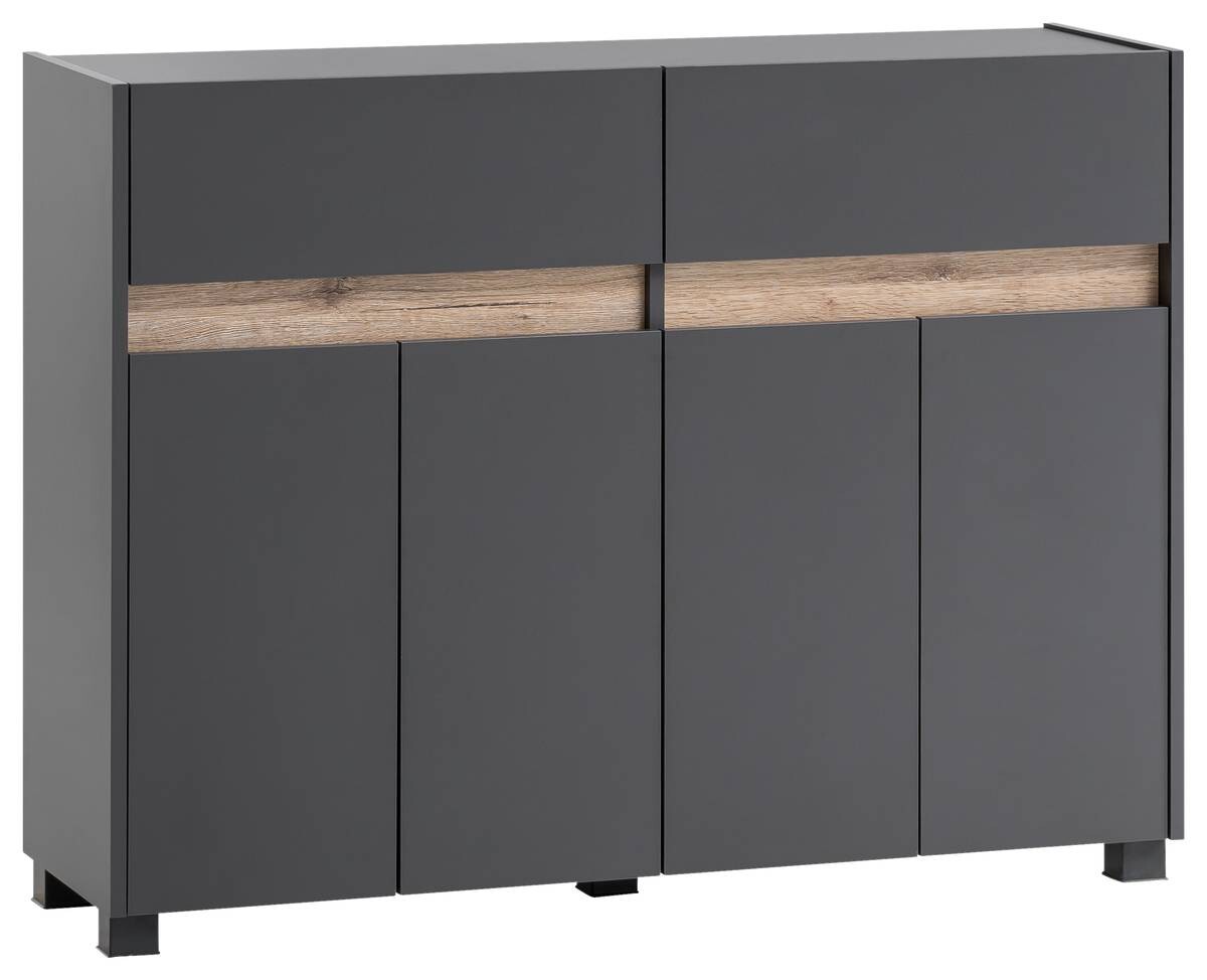 Kommode Cosmo anthrazit B/H/T: ca. 112,2x84,8x33 cm Kommode Cosmo anthrazit B/H/T: ca. 112,2x84,8x33 cm