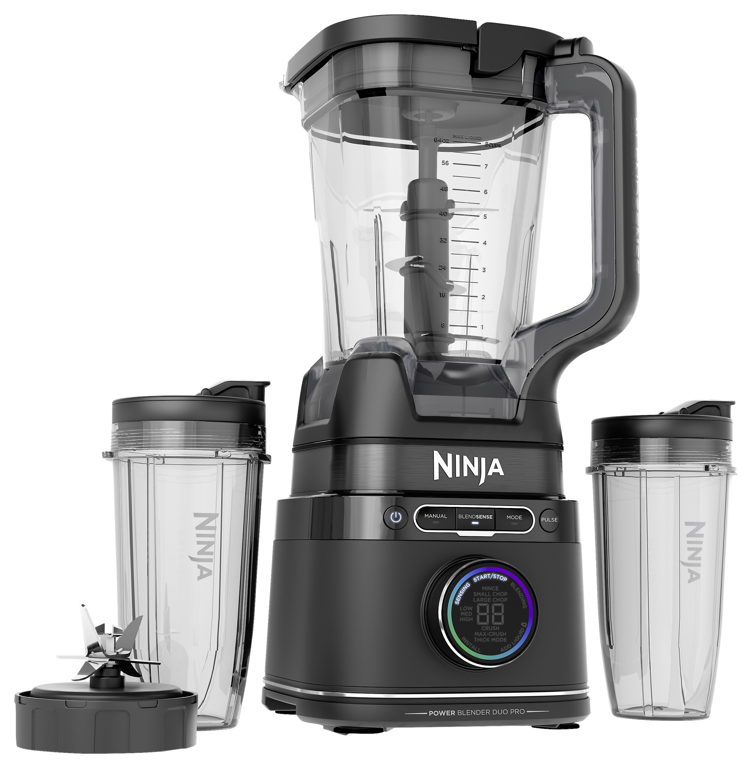 Ninja Standmixer schwarz Kunststoff B/H/L: ca. 21,2x17,4x44,5 cm Ninja Standmixer schwarz Kunststoff B/H/L: ca. 21,2x17,4x44,5 cm