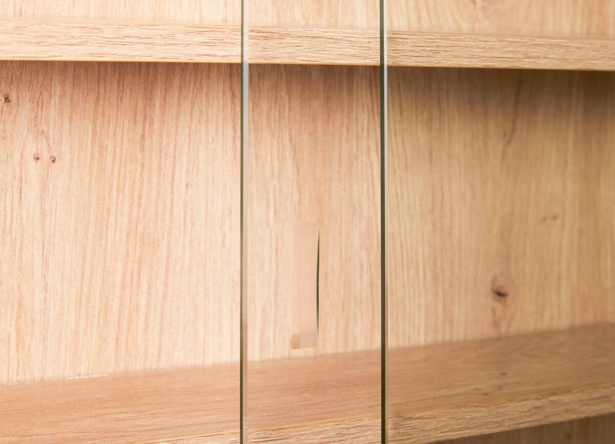 Sammelvitrine Artisario Eiche Artisan Nachbildung B/H/T: ca. 80x60x9,5 cm