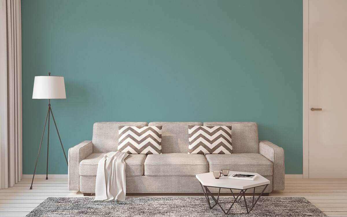 A.S.Creation Vliestapete Trendwall 2 Uni türkis B/L: ca. 53x1005 cm