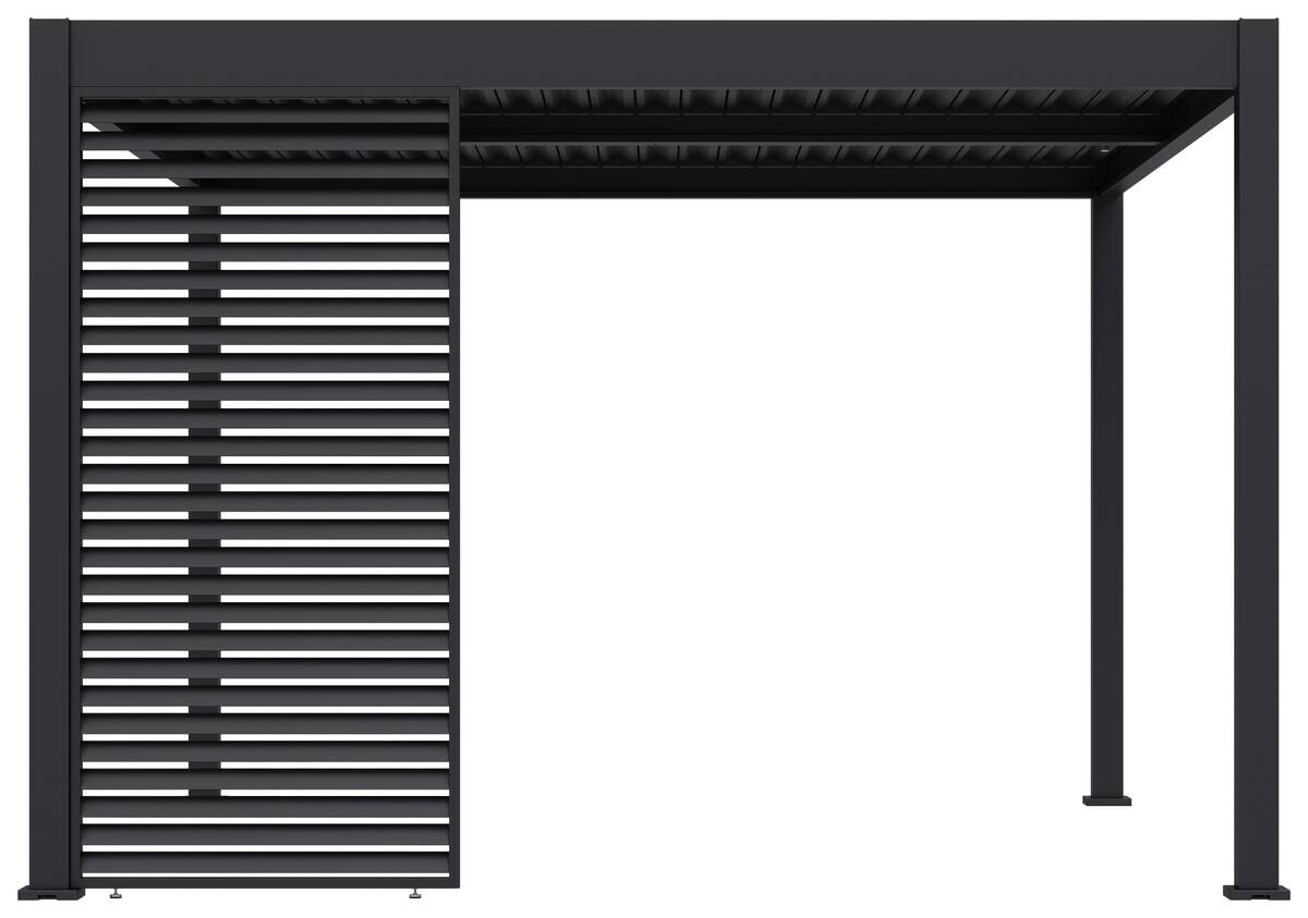 Paragon Outdoor Lamellen-Sichtschutz Grand Tuscan grau Aluminium B/H: ca. 114x234 cm