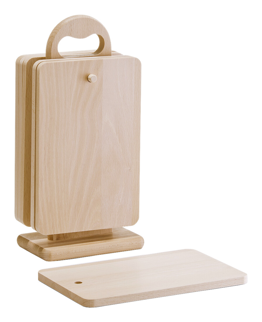 Zeller Brettchenständer-Set natur Buche