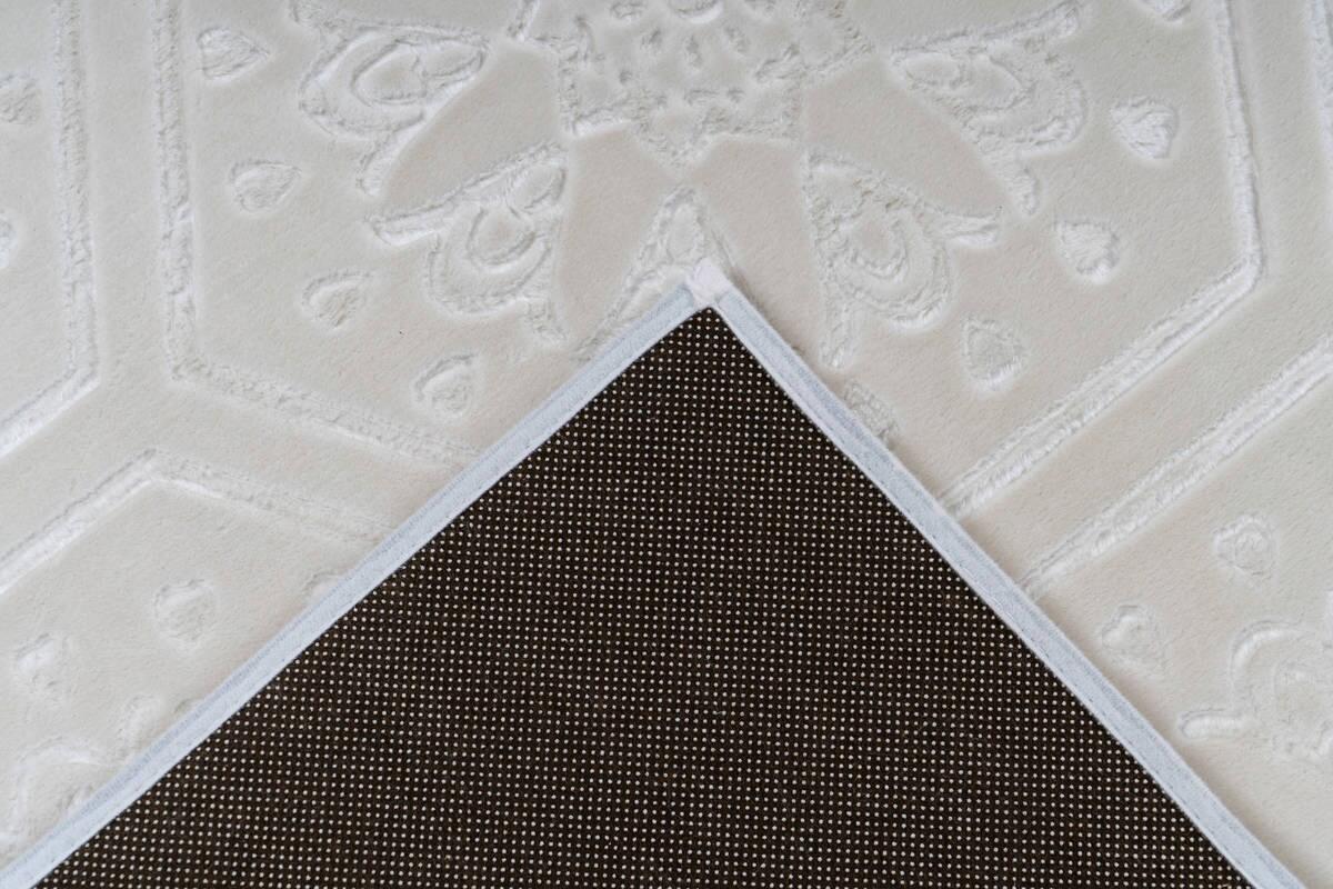 360Living Teppich Monroe weiß B/L: ca. 120x170 cm