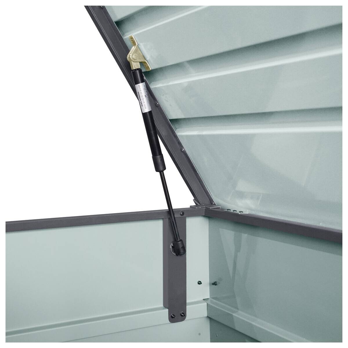 AXI Outdoor Living Gartenbox Miles anthrazit Metall B/H/L: ca. 82x75x185 cm