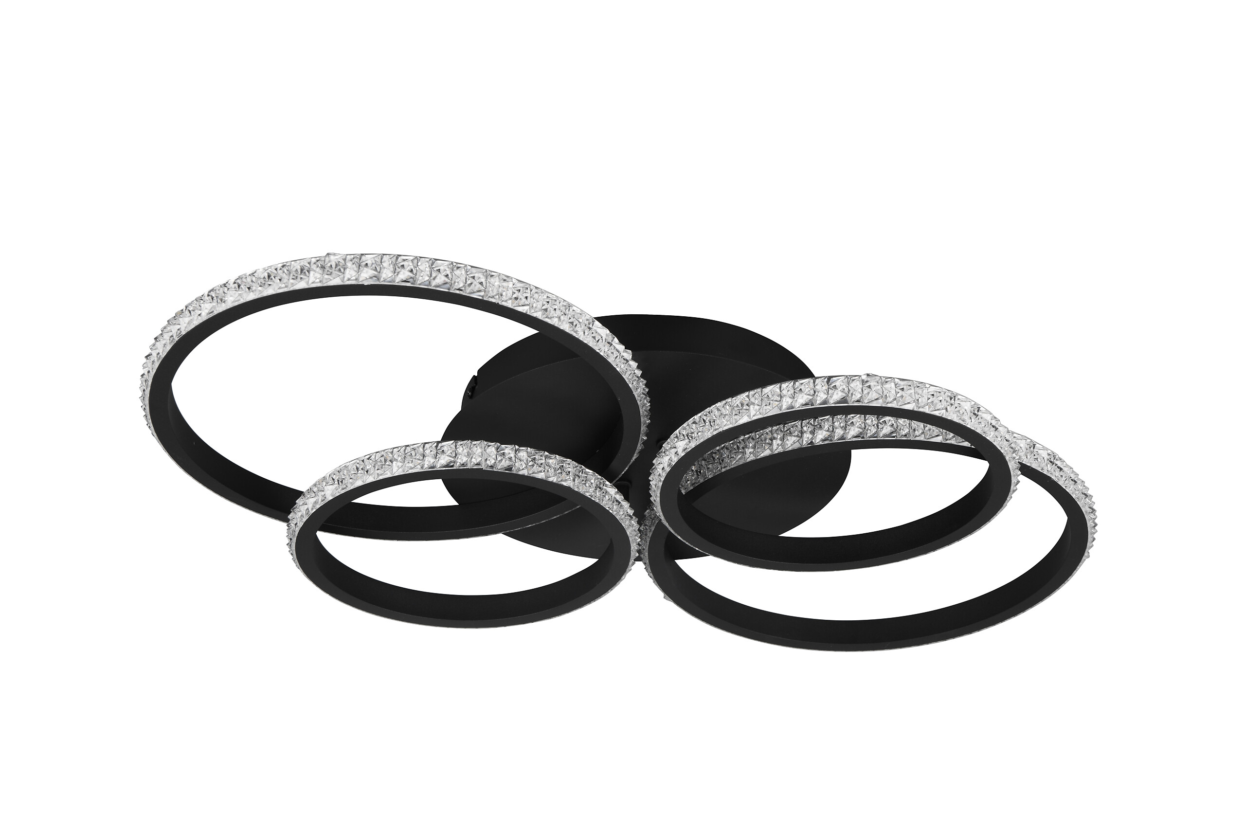 Reality LED-Deckenleuchte Cires mattschwarz Metall B/H/L: ca. 8,5x49,5x65,5 cm