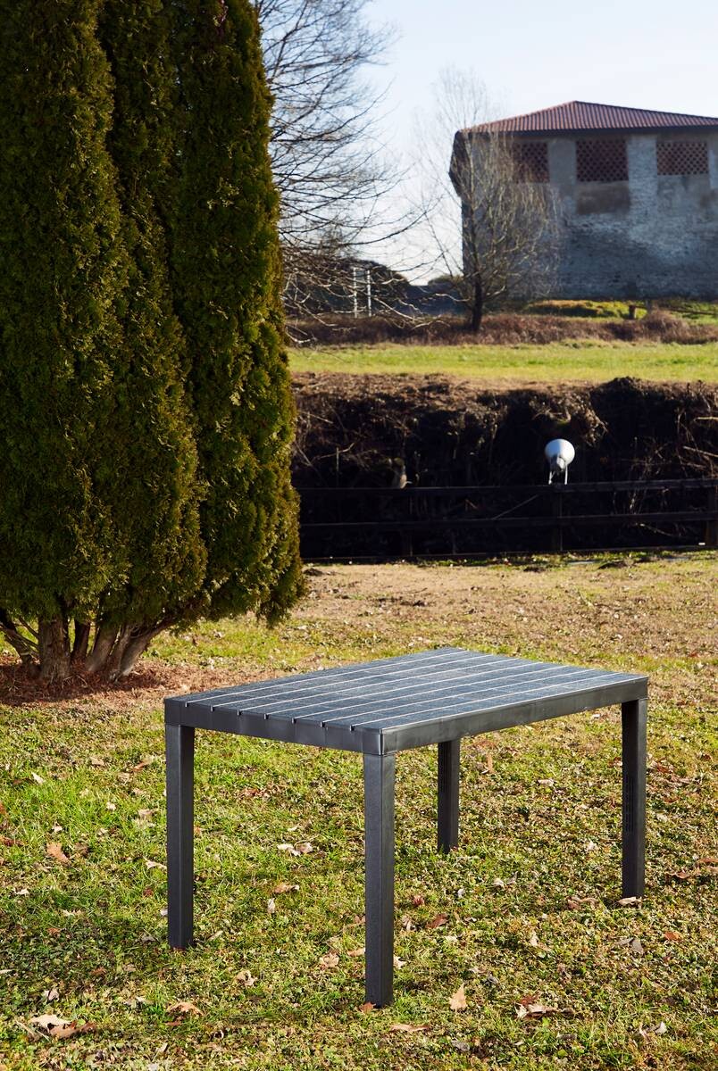 ProGarden Gartentisch Sumatra anthrazit Kunststoff B/H/L: ca. 78x72x138 cm