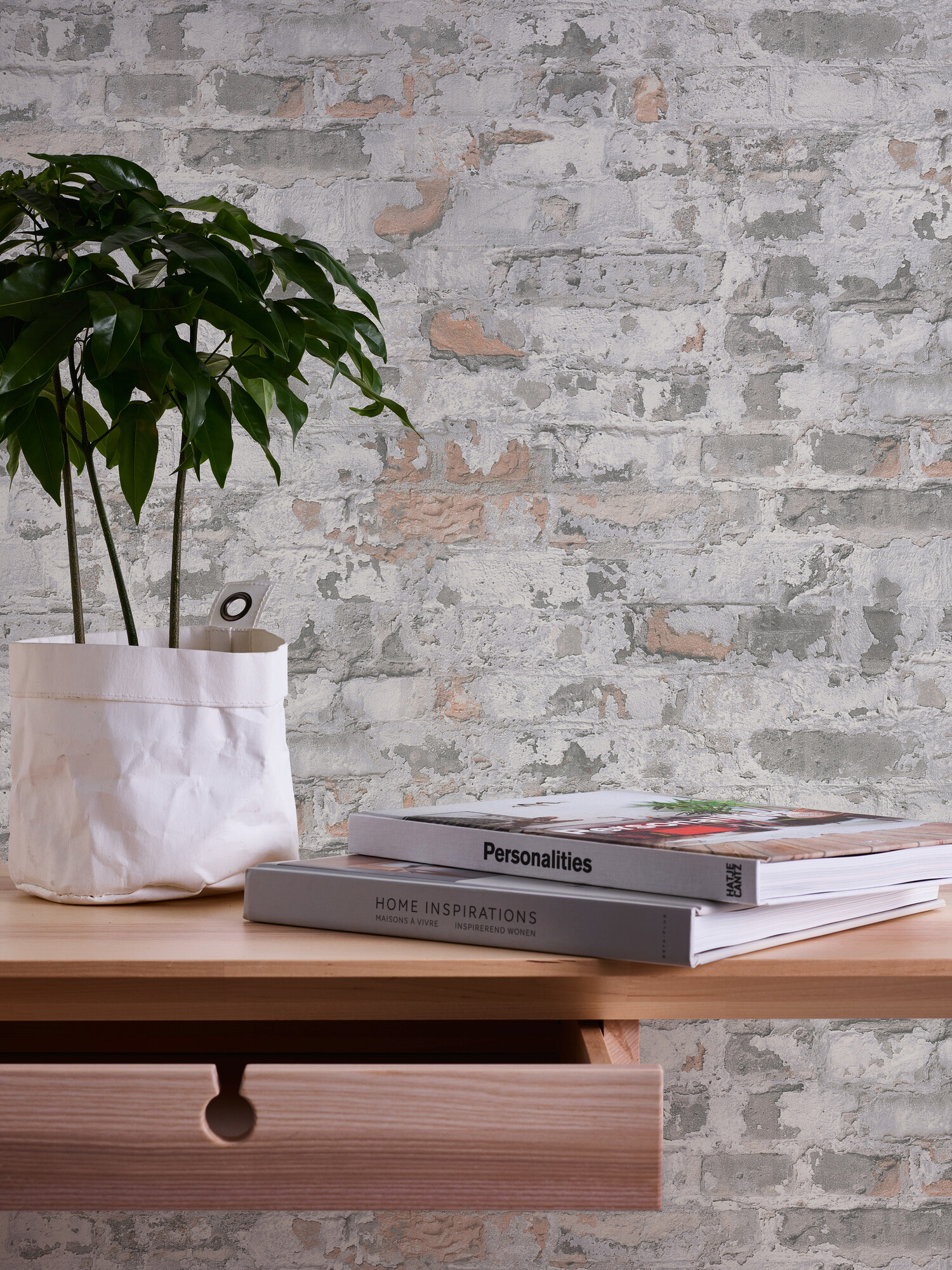 A.S.Creation Vliestapete weiß rot B/H/D: ca. 53x1005x8 cm