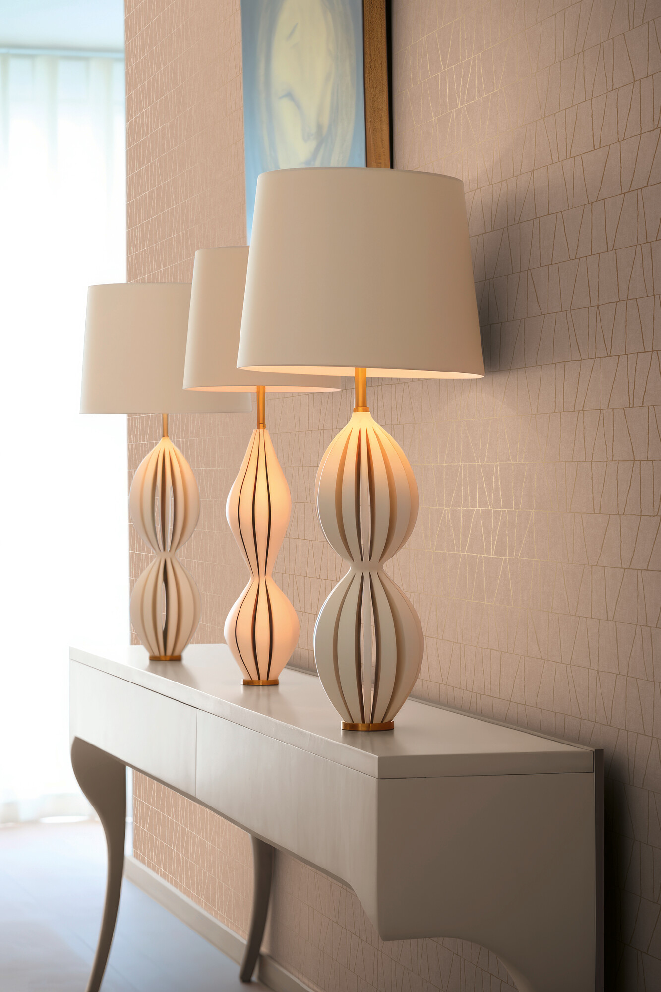 A.S.Creation Vliestapete gold altrosa B/H/D: ca. 53x1005x8,4 cm