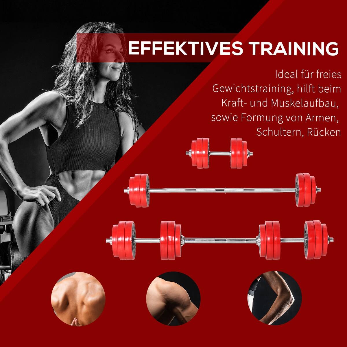 HOMCOM Hantelset HOMCOM Hantelset