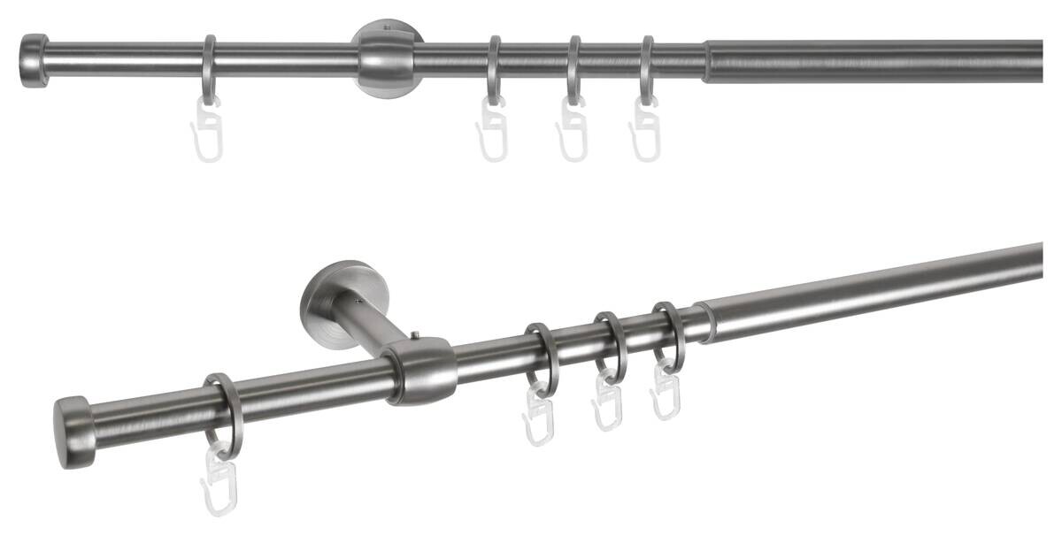 ondeco Stilgarnituren cap-noble Edelstahloptik Metall ausziehbar von ca. 160 bis 280 cm 1.0 Läufe