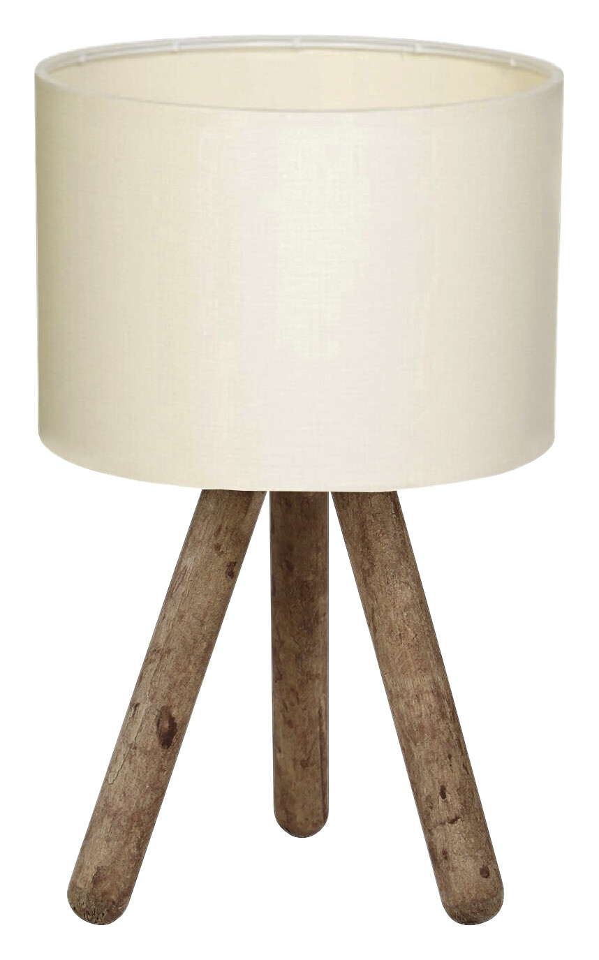 Opviq Tischleuchte AYD-2939 creme Stoff B/H/T/L/D: ca. 19x32x19x19x19 cm E27 1 Brennstellen