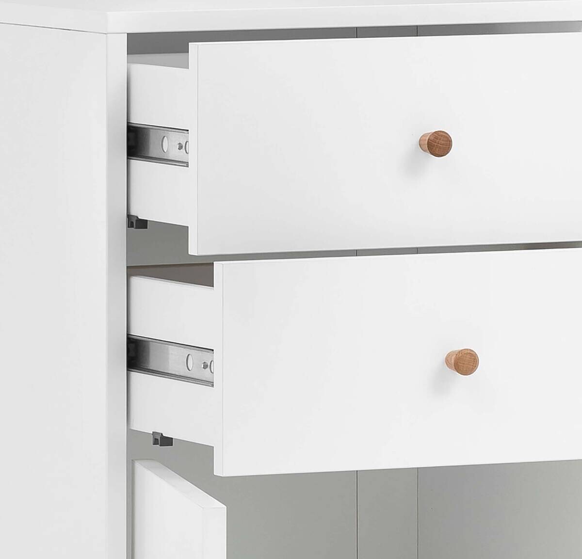 Highboard Bjarne weiß matt B/H/T: ca. 40,3x113,4x33,05 cm