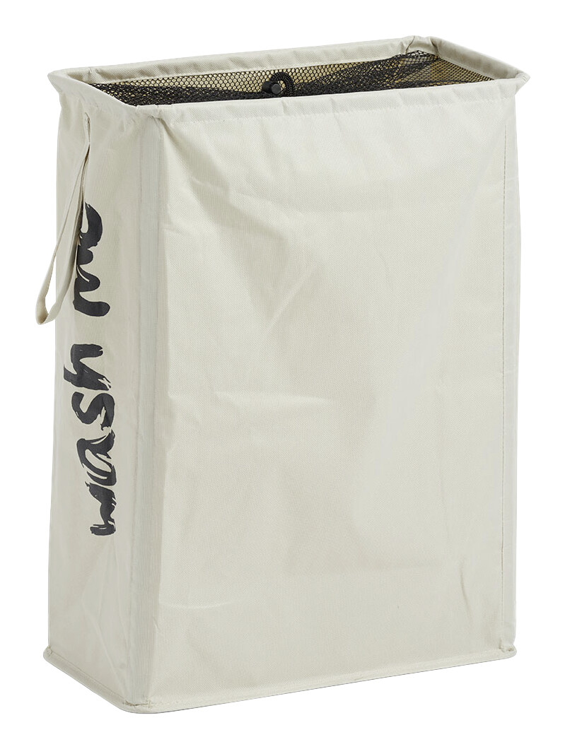 Zeller Wäschesammler Wash me beige Polyester B/H/L: ca. 40x56x20 cm