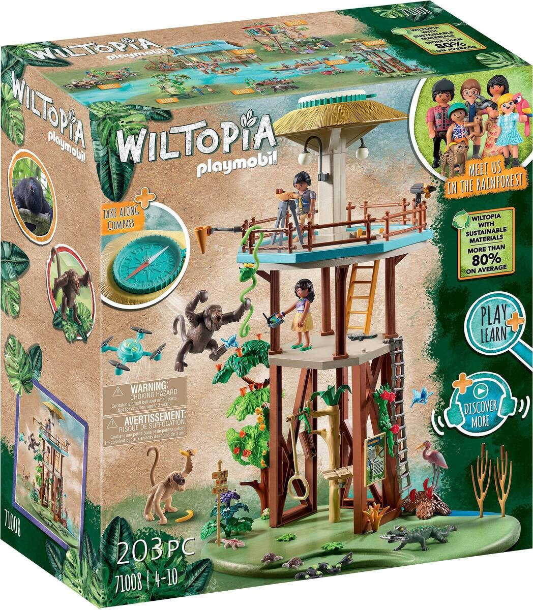 Playmobil Wiltopia Forschungsturm mit Kompass 71008