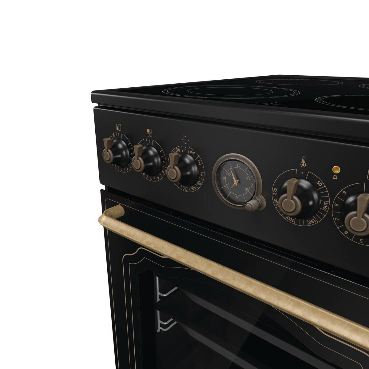 Gorenje Stand-Elektroherd GECS5B70CLB schwarz B/H/T: ca. 50x85x60 cm