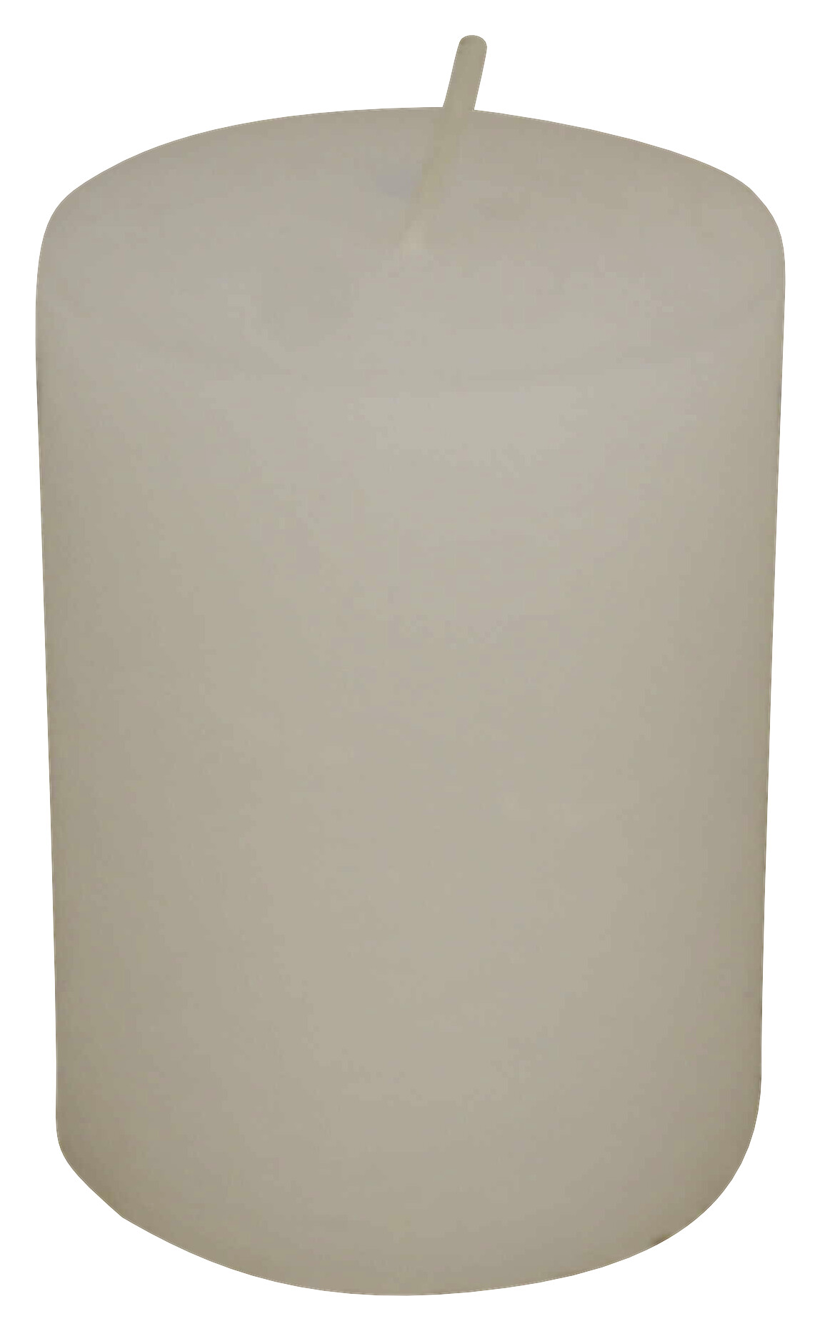 House of Rustic Stumpenkerze weiß B/H: ca. 6,8x9 cm