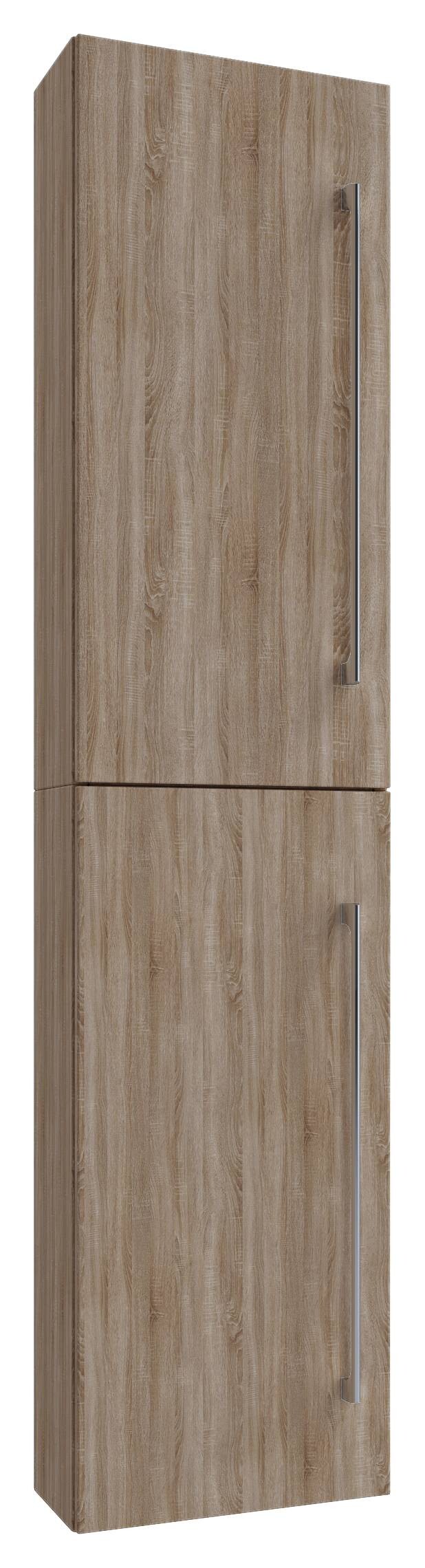 Hochschrank Badinos Eiche Sonoma Nachbildung B/H/T: ca. 33x150x22 cm