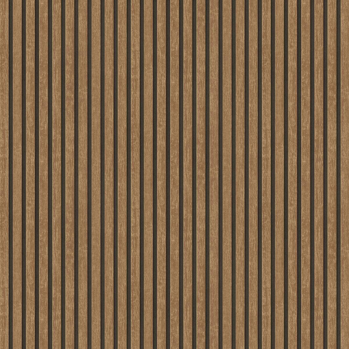 Vliestapete Akustikpaneel braun B/L: ca. 53x1005 cm
