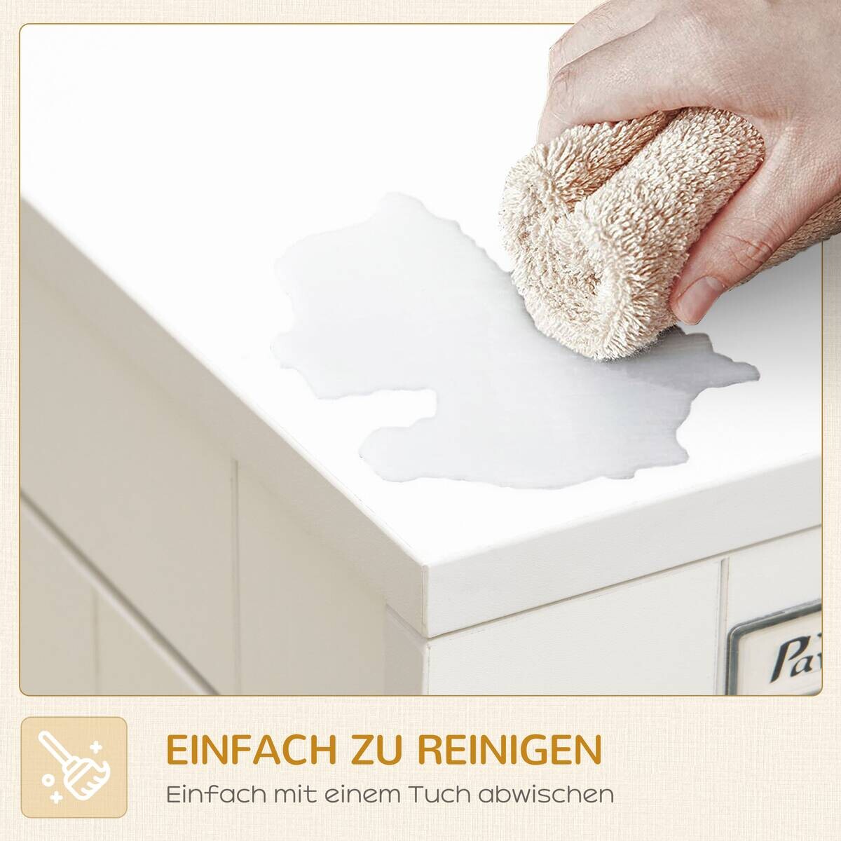 PawHut Hunde-Zubehör weiß Spanplatte B/H/L: ca. 60x94x71,5 cm