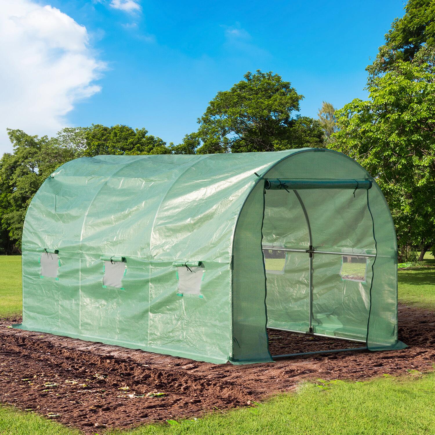 Outsunny Tomatenhaus B/H/L: ca. 200x190x400 cm