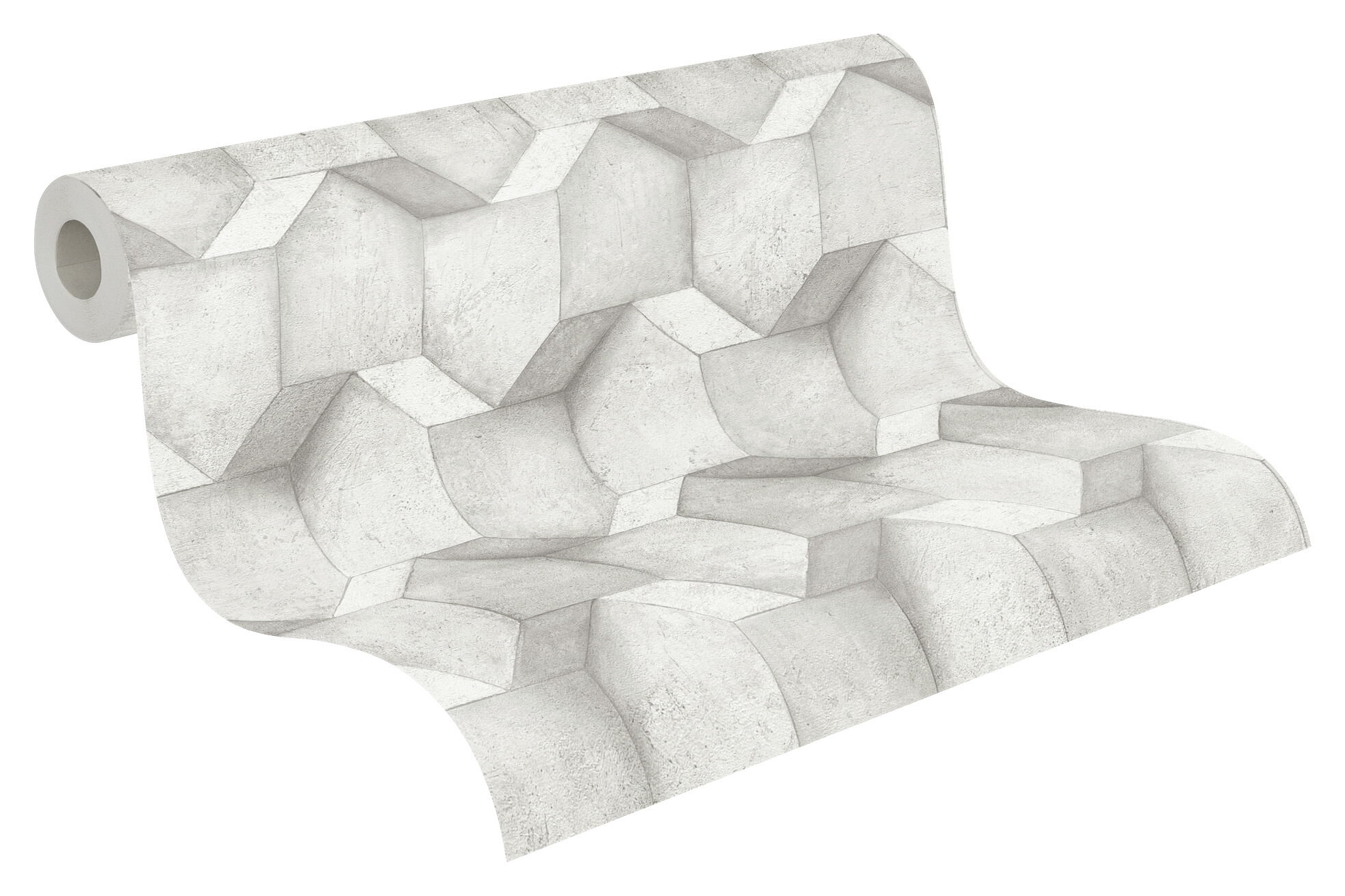 A.S.Creation Vliestapete grau B/H/D: ca. 53x1005x8,3 cm