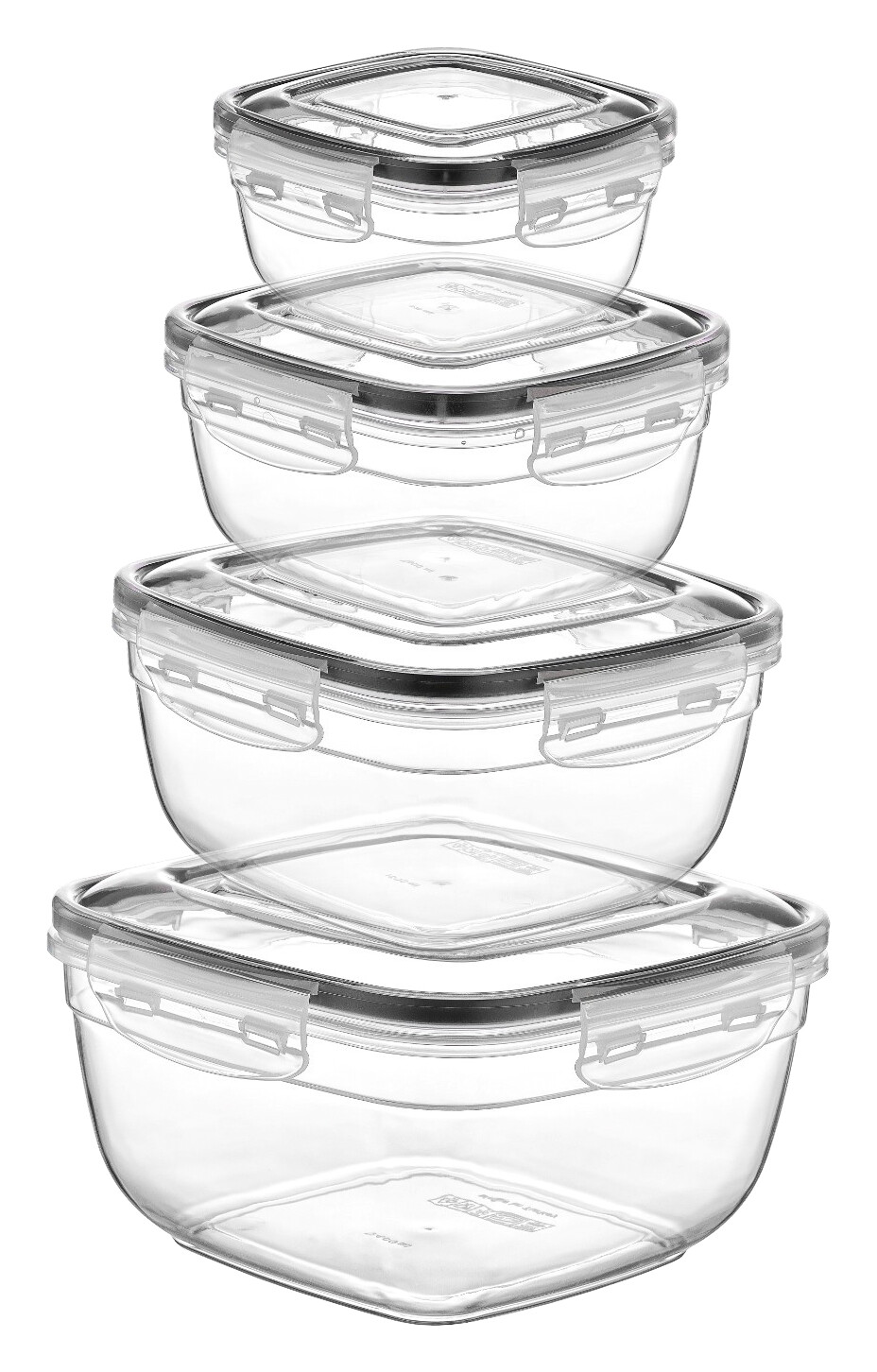 MICHELINO Frischhaltedosenset grau MICHELINO Frischhaltedosenset grau