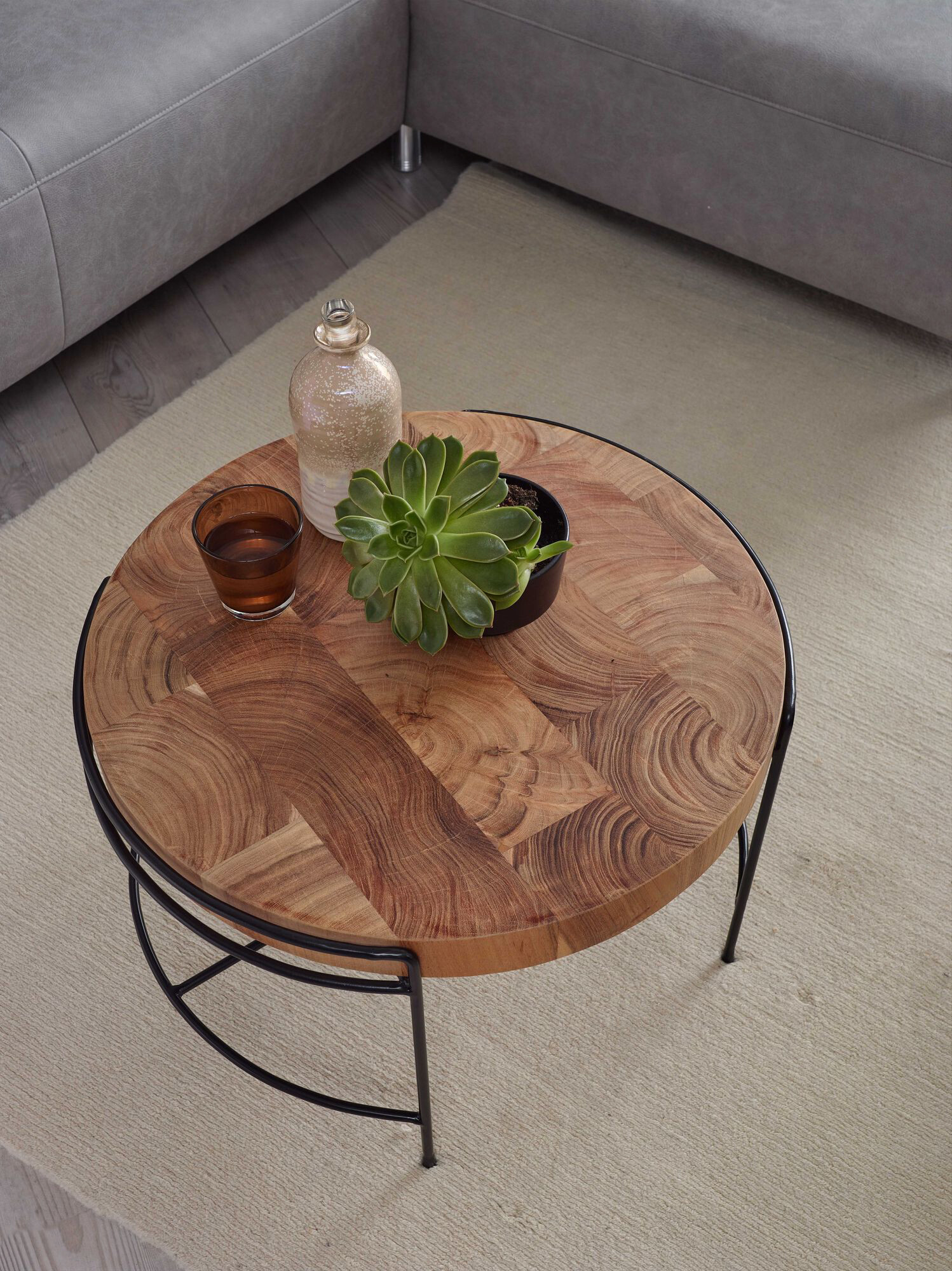 Wohnling Couchtisch braun B/H/T: ca. 62x40x62 cm