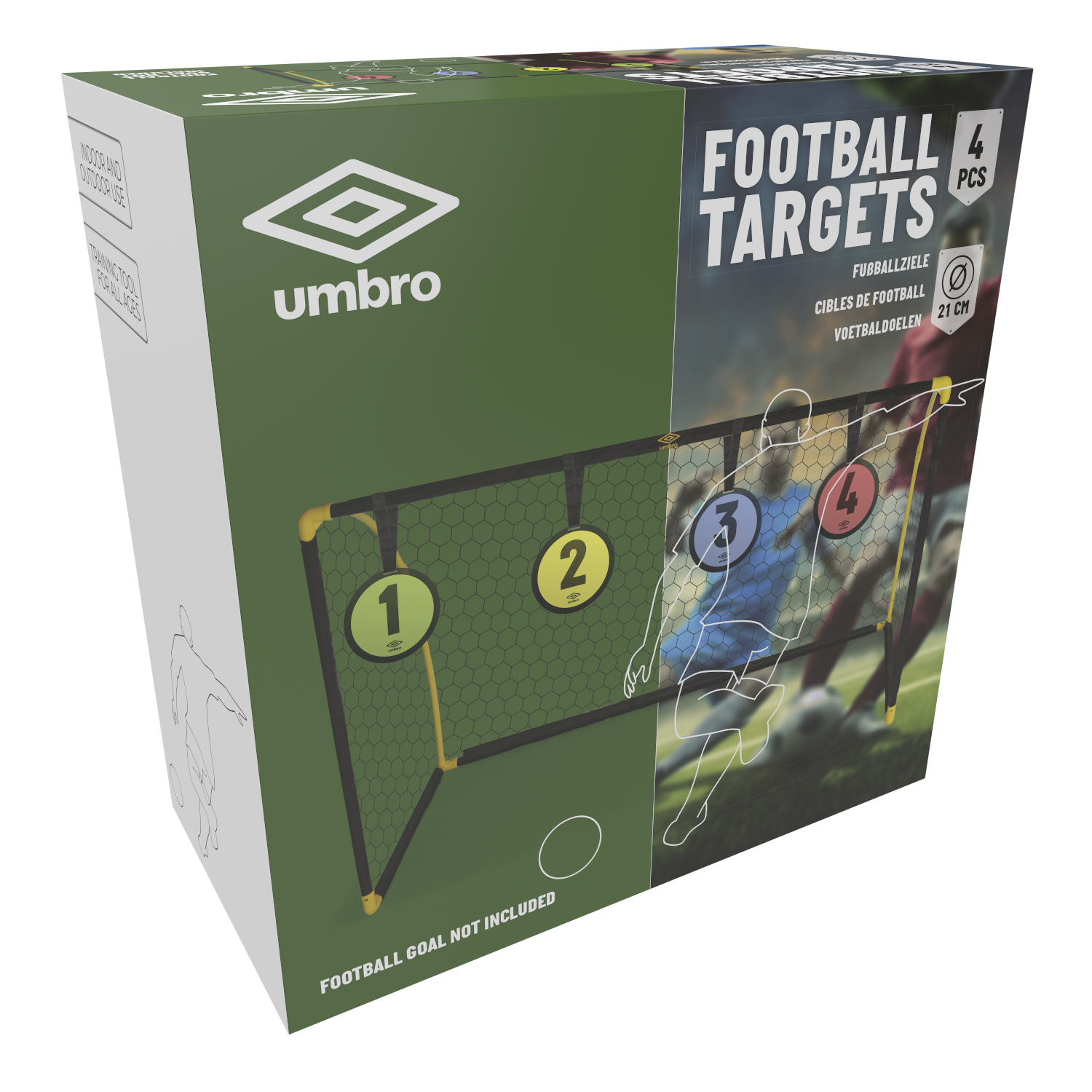 umbro Fußballtor Spielset Multi B/H/L: ca. 22x0,5x56 cm