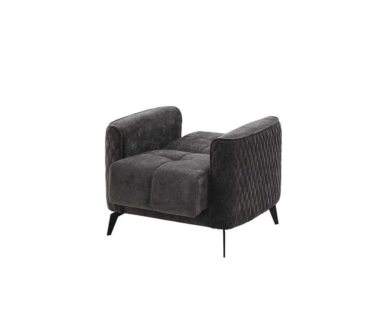 Sofa 3-2-1 Lendor grau Webstoff