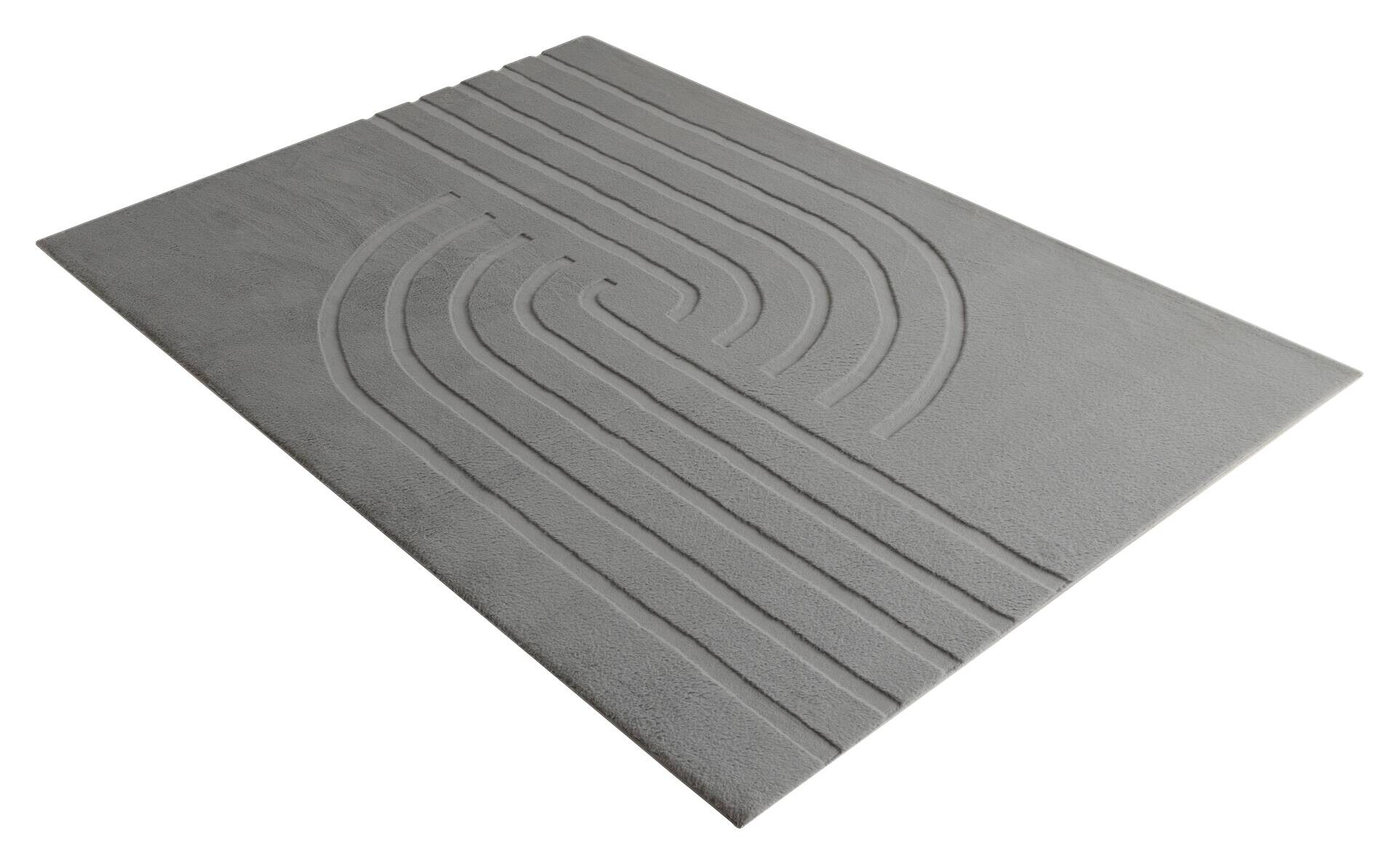Obsession Teppich Zen Deluxe grau B/H/L: ca. 120x12x170 cm