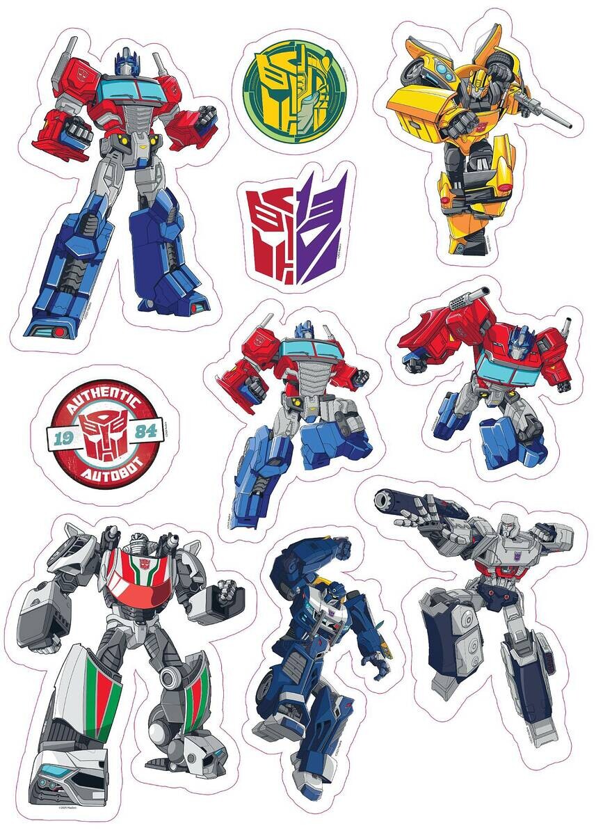 Wandsticker Transformers B/L: ca. 50x70 cm