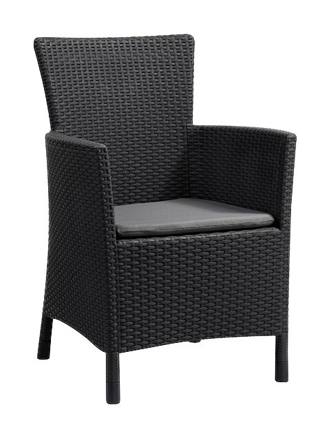 Allibert Balkonset Iowa Graphit Kunststoff