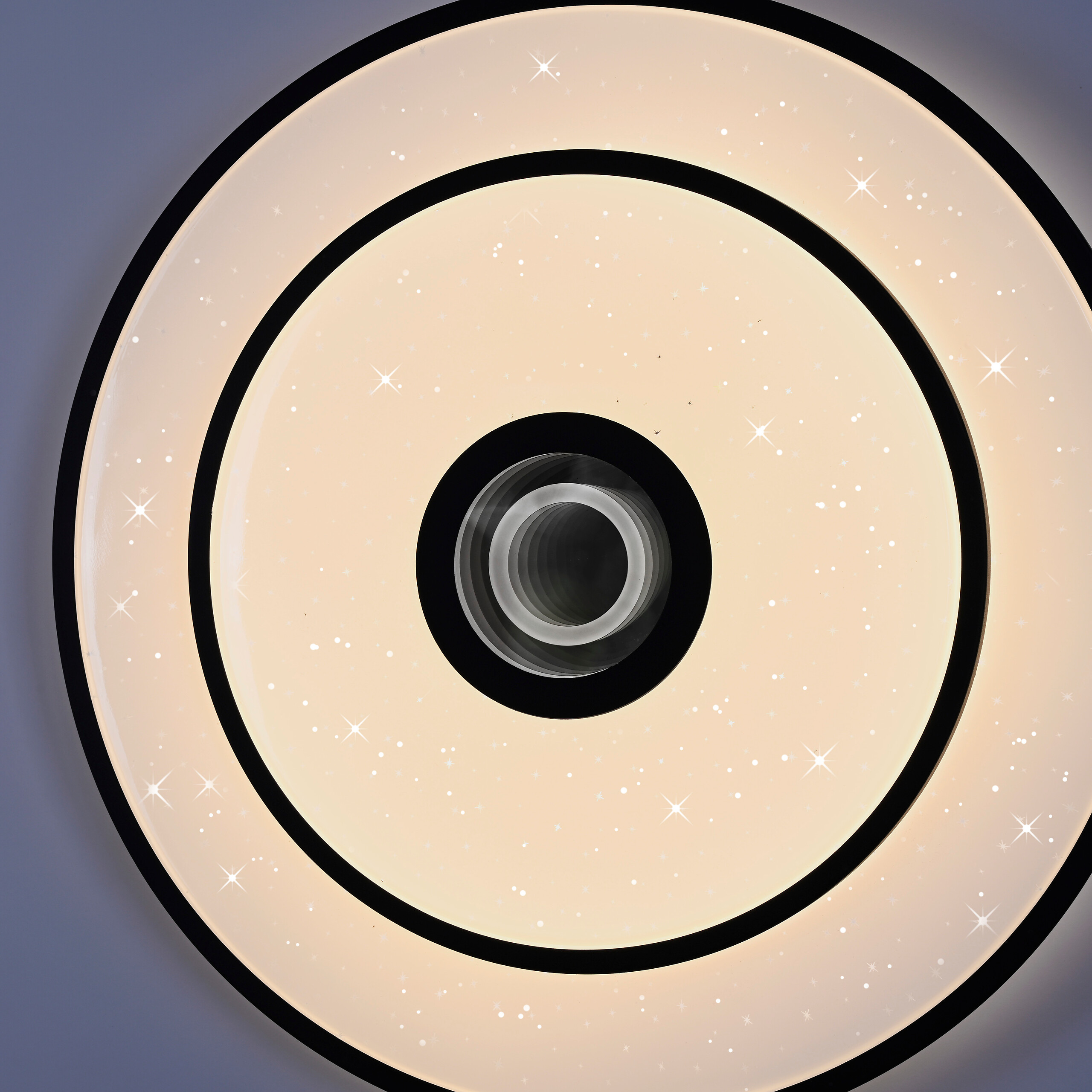 Just Light LED-Deckenleuchte Turanus schwarz H/D: ca. 7,5x50 cm