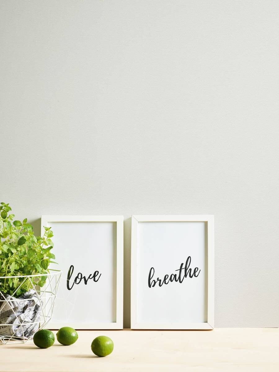 A.S.Creation Vliestapete Black & White Uni weiß B/L: ca. 53x1005 cm