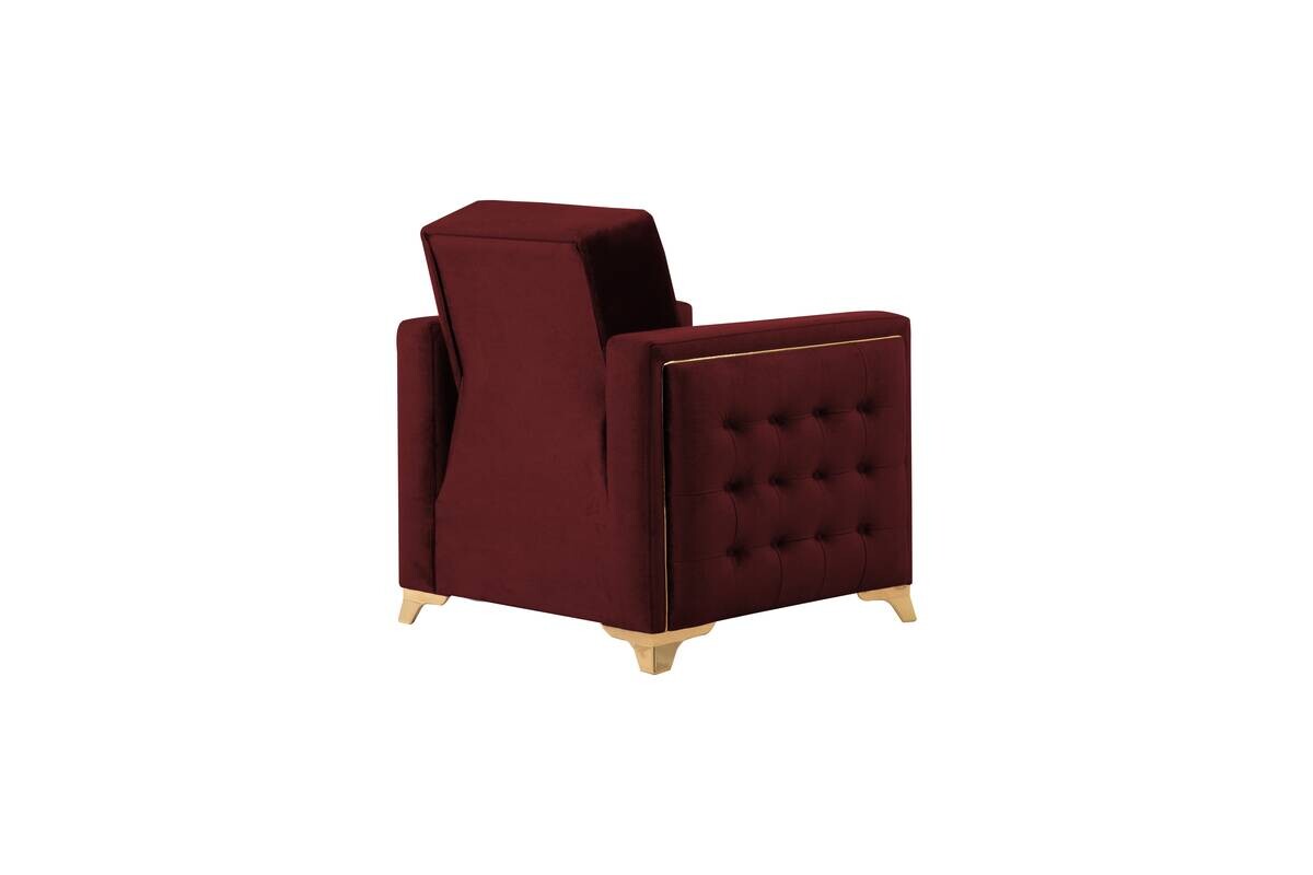 Sofa 3-2-1 Cavana bordeaux Microfaser