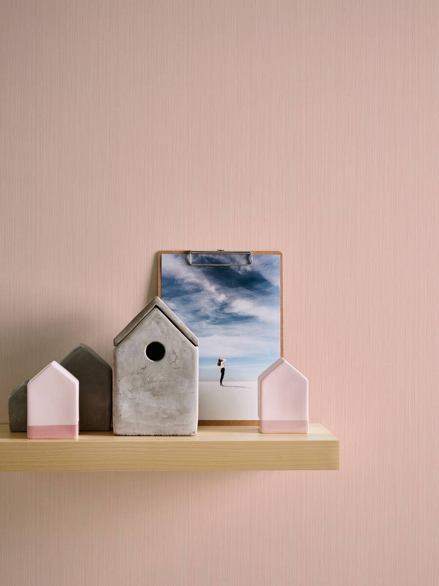 A.S.Creation Vliestapete Attractive Uni apricot B/L: ca. 53x1005 cm