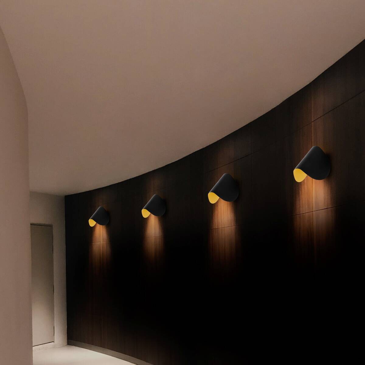 Opviq Wandleuchte 119FRS1141 schwarz Metall B/H/L: ca. 13x12x17 cm 1 Brennstellen