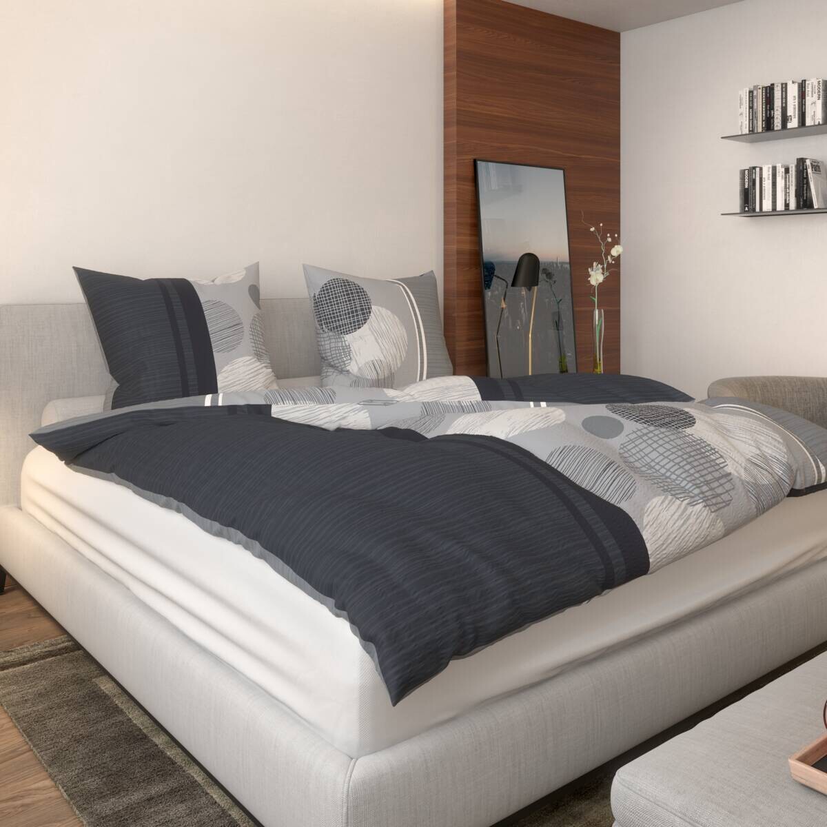 Microfaser Bettwäsche Seersucker