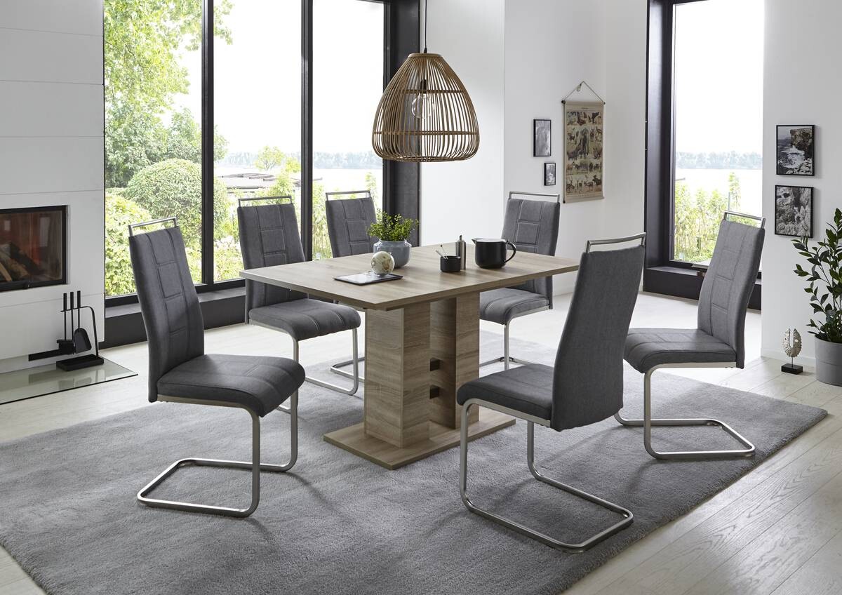 Esstisch HELENA II Eiche Sonoma Nachbildung B/H/T: ca. 140x76x90 cm