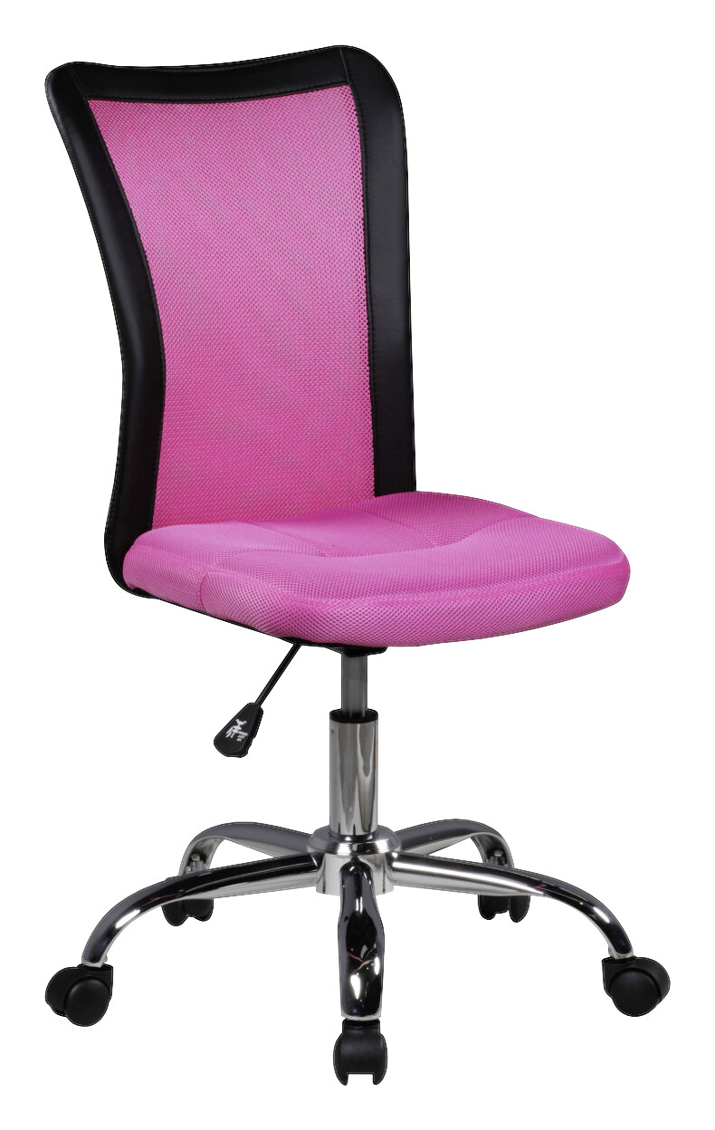 Drehstuhl pink Stoff