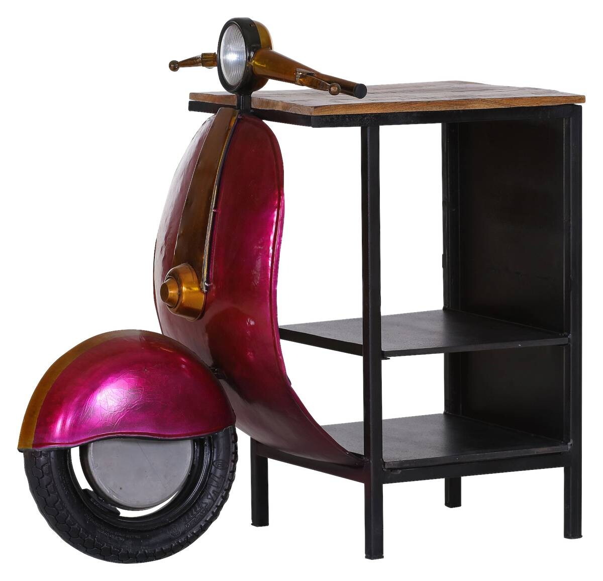 Bartisch Summer Ride pink Alumetallic Optik Mango B/H/T: ca. 105x94x60 cm