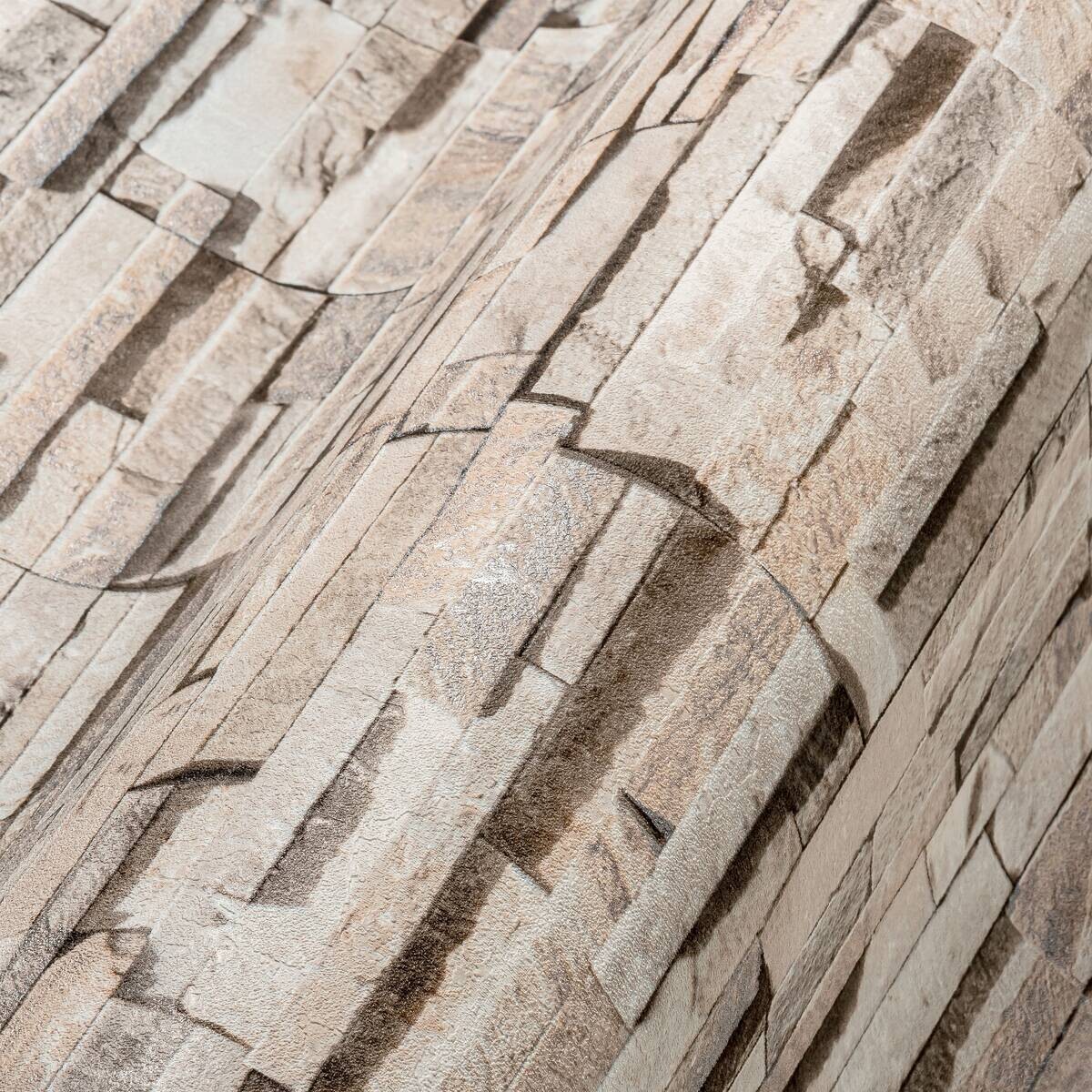 A.S.Creation Vliestapete braun B/H/D: ca. 53x1005x8,5 cm