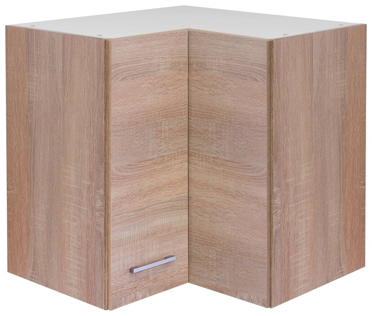 Eckhängeschrank Samoa weiß Eiche Nachbildung B/H/T: ca. 60x54,8x32 cm