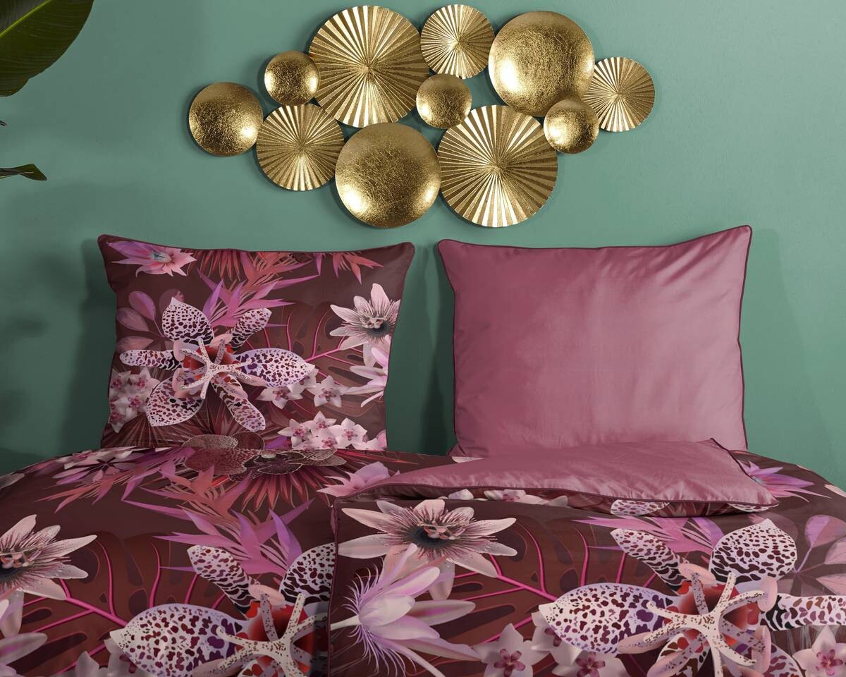 Baumwoll Bettwäsche Farze Satin