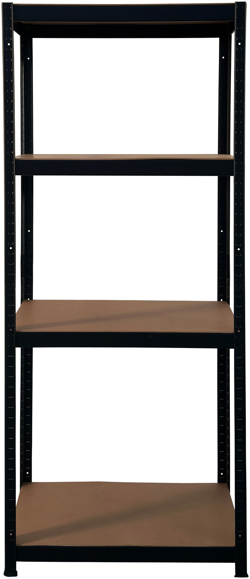 Schwerlaststeckregal schwarz B/H/T: ca. 75x150x30 cm