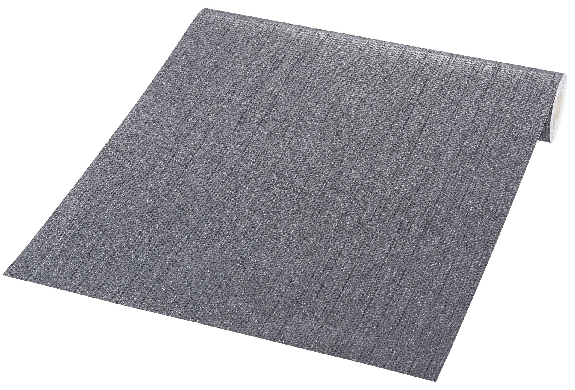 Vliestapete Textiloptik dunkelgrau B/L: ca. 53x1005 cm