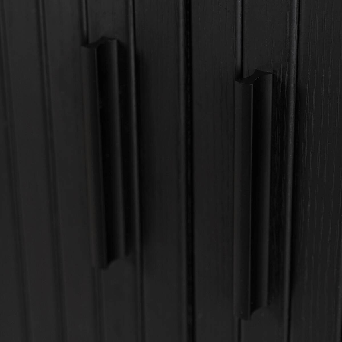 Kommode SELVA schwarz B/H/T: ca. 100x118x40 cm