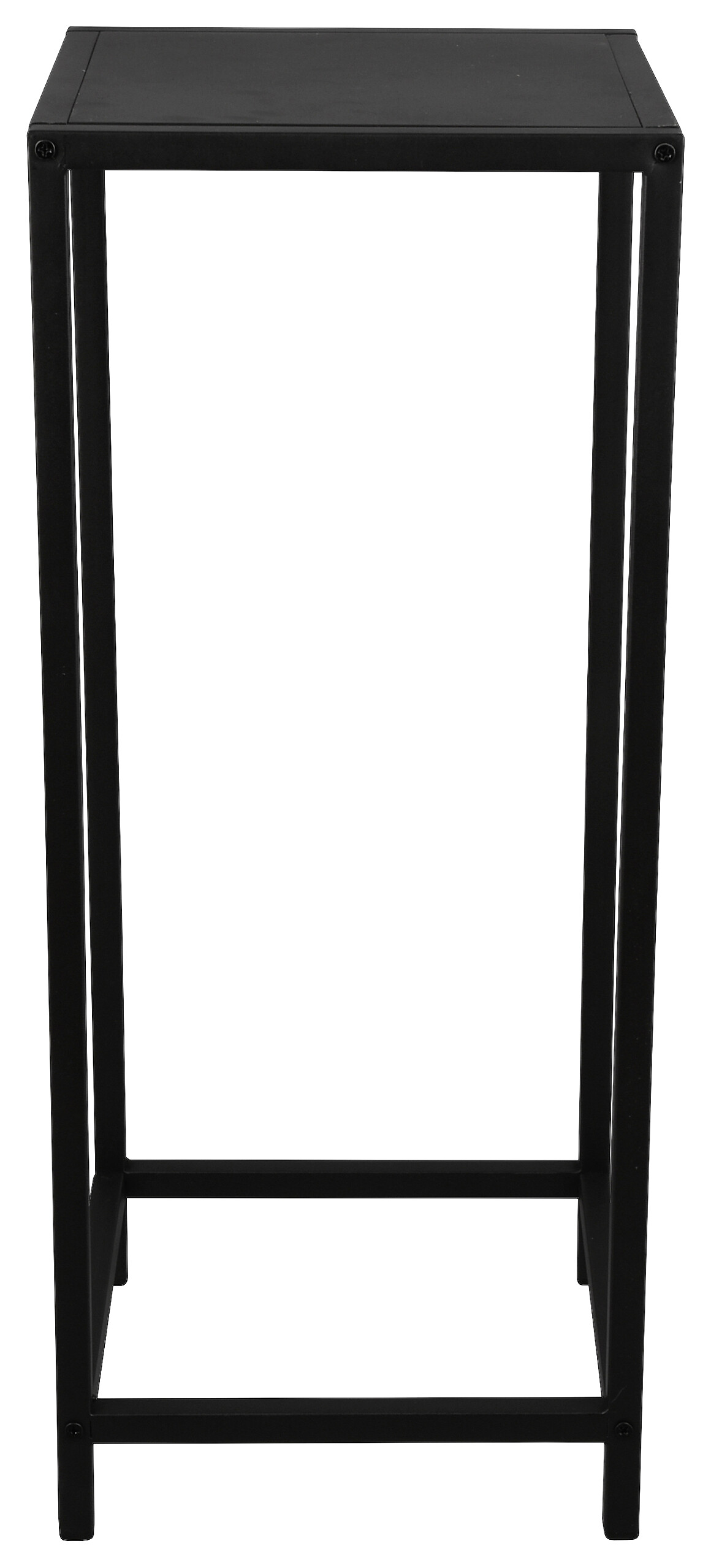 Beistelltisch Vera schwarz lackiert Metall B/H/T: ca. 25x60x25 cm Beistelltisch Vera schwarz lackiert Metall B/H/T: ca. 25x60x25 cm