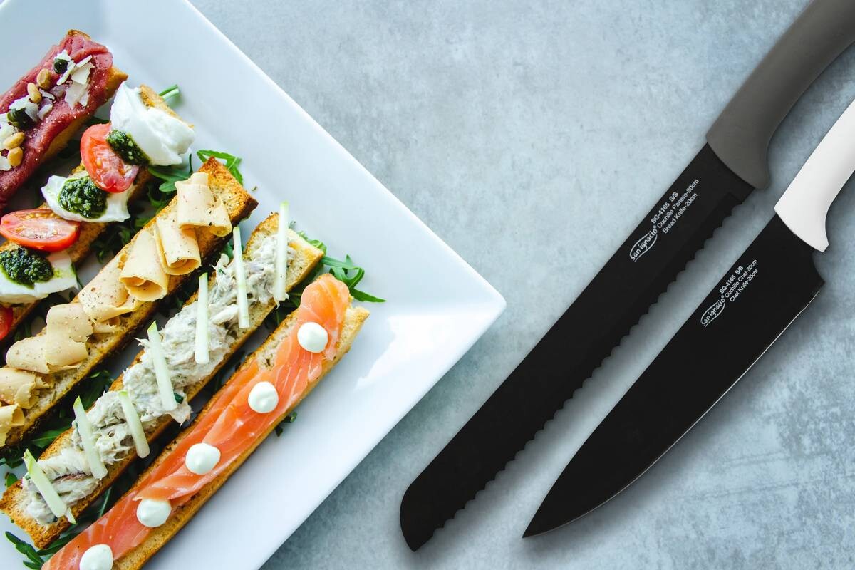 SAN IGNACIO Messerset Green multicolor Edelstahl 5 tlg.